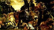 Paolo  Veronese conversion of st.paul Spain oil painting artist